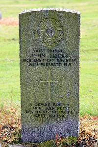 Glasgow (St. Kentigern's) Roman Catholic Cemetery - Myers, John