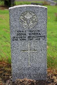 Glasgow (St. Kentigern's) Roman Catholic Cemetery - O'neill, J