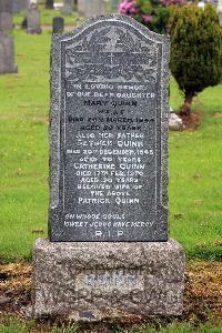 Glasgow (St. Kentigern's) Roman Catholic Cemetery - Quinn, Mary