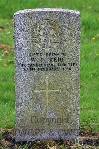 Glasgow (St. Kentigern's) Roman Catholic Cemetery - Reid, W F