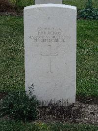 Salonika (Lembet Road) Military Cemetery - Farackos, 