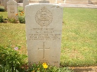 Gaza War Cemetery - Balls, George Frederick