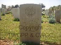 Gaza War Cemetery - Barker, Ernest Edward