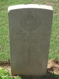 Gaza War Cemetery - Bishop, O