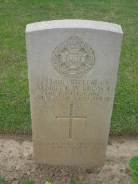 Gaza War Cemetery - Brown, Albert Philip Whitford