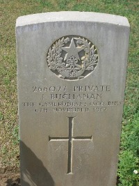 Gaza War Cemetery - Buchanan, James