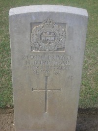 Gaza War Cemetery - Bumpstead, H