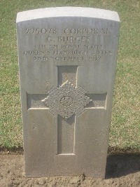 Gaza War Cemetery - Burges, George