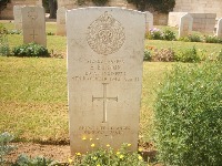 Gaza War Cemetery - Burton, Eric