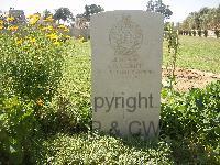 Gaza War Cemetery - Crombie, S P