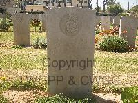 Gaza War Cemetery - Davies, Cecil Ewart