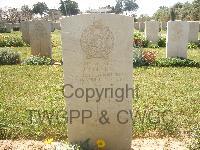 Gaza War Cemetery - Gouldie, Joseph