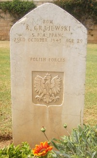 Gaza War Cemetery - Grajewski, Adam