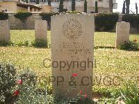 Gaza War Cemetery - Gregory, Vincent Charles