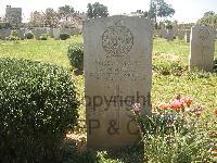 Gaza War Cemetery - Halliday, A