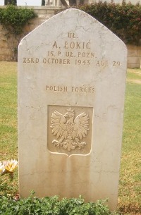 Gaza War Cemetery - Lokic, Antoni