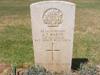 Gaza War Cemetery - Martin, James Thomas