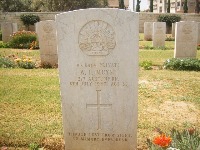 Gaza War Cemetery - Moyse, Archibald Francis