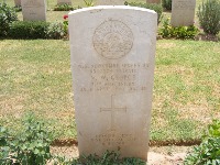 Gaza War Cemetery - Newcombe, William George