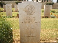 Gaza War Cemetery - Nicholson, Charles