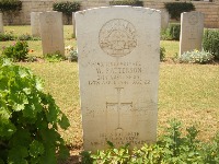 Gaza War Cemetery - Patterson, Walter