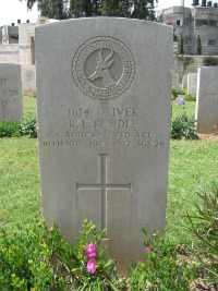 Gaza War Cemetery - Rundle, Ralph Leslie