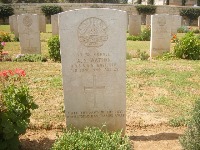 Gaza War Cemetery - Watson, Alan Shirras