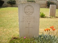 Gaza War Cemetery - Williams, Walter James