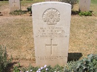 Gaza War Cemetery - McManus, Arthur William Francis