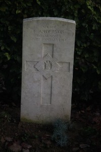 Aubigny Communal Cemetery Extension - Anderson, F