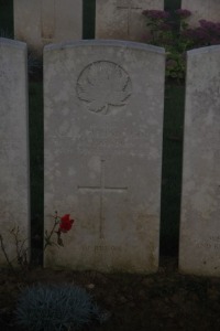 Aubigny Communal Cemetery Extension - Blackburn, Reginald Vernon