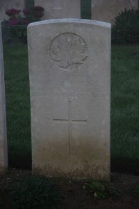 Aubigny Communal Cemetery Extension - Brown, W J