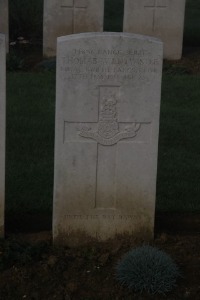 Aubigny Communal Cemetery Extension - Entwistle, Thomas William