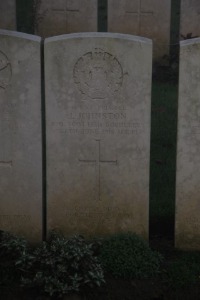 Aubigny Communal Cemetery Extension - Johnston, J