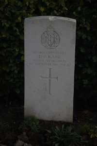 Aubigny Communal Cemetery Extension - Kane, Frederick Paul