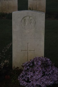 Aubigny Communal Cemetery Extension - MacKay, A