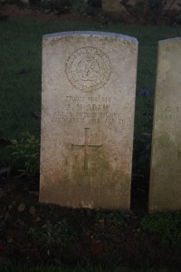 Aubigny Communal Cemetery Extension - McAdam, Alexander