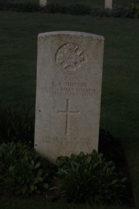 Aubigny Communal Cemetery Extension - Simpson, Alfred Arnold