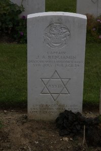 Gordon Dump Cemetery Ovillers-La Boisselle - Benjamin, John Alfred