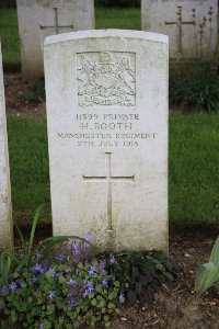 Gordon Dump Cemetery Ovillers-La Boisselle - Booth, H