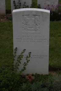 Gordon Dump Cemetery Ovillers-La Boisselle - Bracegirdle, R