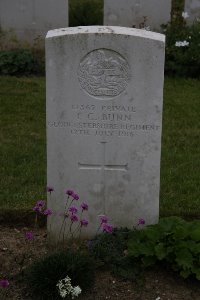 Gordon Dump Cemetery Ovillers-La Boisselle - Bunn, F C