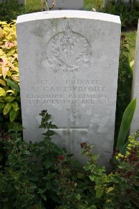 Gordon Dump Cemetery Ovillers-La Boisselle - Cartwright, Albert