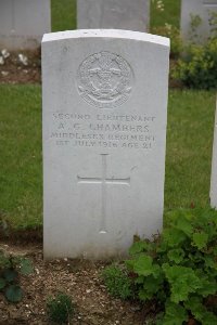 Gordon Dump Cemetery Ovillers-La Boisselle - Chambers, Anthony Gerald