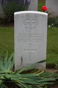 Gordon Dump Cemetery Ovillers-La Boisselle - Churchfield, S P