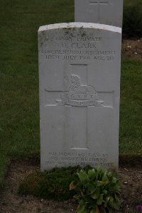 Gordon Dump Cemetery Ovillers-La Boisselle - Clark, David