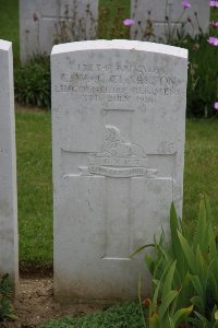 Gordon Dump Cemetery Ovillers-La Boisselle - Clarkson, C W J