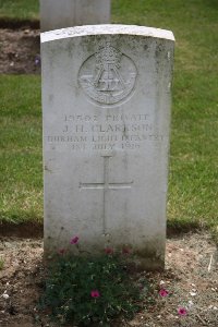 Gordon Dump Cemetery Ovillers-La Boisselle - Clarkson, J H