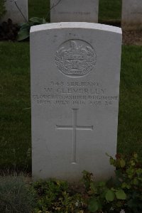 Gordon Dump Cemetery Ovillers-La Boisselle - Cleverley, W