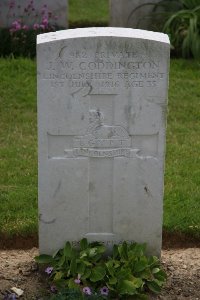 Gordon Dump Cemetery Ovillers-La Boisselle - Coddington, John William